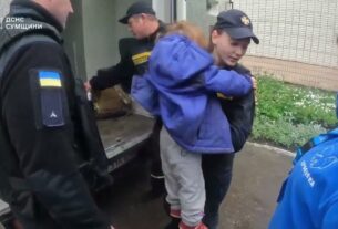 Сумщина: евакуювали дітей, чиї матері перебували в автобусі, по якому ворог учора завдав удару
