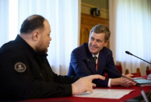 Зустріч Руслана Стефанчука зі Спікером верхньої палати Парламенту Ірландії Марком Дейлі
