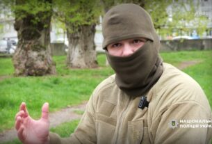 Про знищення російської техніки – розповів боєць стрілецького батальйону поліції на псевдо Слон