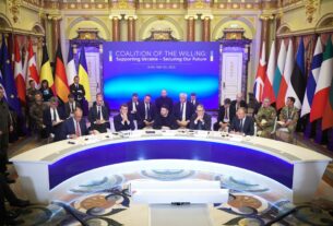 Участь Володимира Зеленського в засіданні лідерів країн коаліції охочих