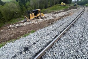 Новини України - УЗ відновлює інфраструктуру у Карпатах, де стався провал грунту