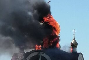 Новини світу - В РФ загорілася церква: губернатор стверджує, що після українського удару