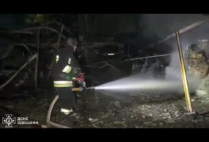 Одещина: Рятувальники ліквідували пожежу, спричинену ворожою атакою