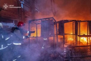 Новини України - Дрони РФ атакували поштовий термінал у передмісті Харкова, сталась пожежа