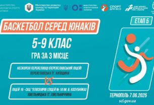 Баскетбол [юнаки] 5-9 класи | Гра за 3 місце | Пліч-о-пліч [ Етап 5 ] 7.06.25