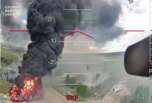 СБУ показала нове відео операції «Павутина»: шлях одного з FPV-дронів від вильоту до ураження літака