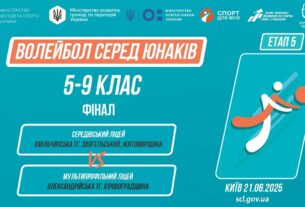 11:30 ВОЛЕЙБОЛ | Юнаки 5-9 класи | Гра за 1 місце | Пліч-о-пліч: Етап 5