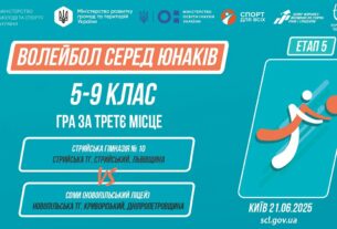 10:00 ВОЛЕЙБОЛ | Юнаки 5-9 класів | Гра за 3 місце | Пліч-о-пліч: Етап 5