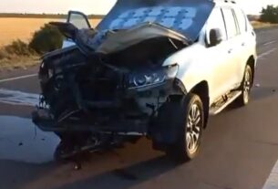 Новини України - Дрон РФ врізався в авто головного рабина Херсона