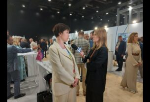 Галина Григоренко дала інтерв’ю італійському телеканалу Rai 1 (TG1)