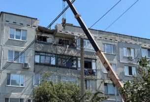 Новини України - Удар по Павлограду: в ОВА показали фото наслідків