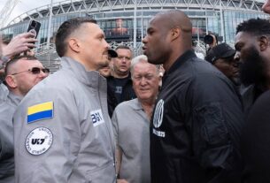 Новини спорту - Усик і Дюбуа провели черговий поєдинок поглядів