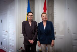 Новини України - Свириденко зустрілася з премʼєром Данії