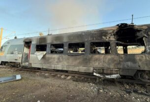 Новини України - Укрзалізниця показала поїзд Інтерсіті після атаки