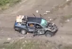 Новини України - Авто журналістів 5 каналу підірвалося на магнітній міні під Покровськом