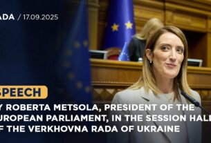 Speech by Roberta Metsola, President of the European Parliament, in the Verkhovna Rada of Ukraine