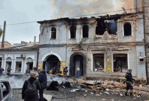 Новини України - Удар по дитсадку в Харкові: поліція показала перші кадри після влучання