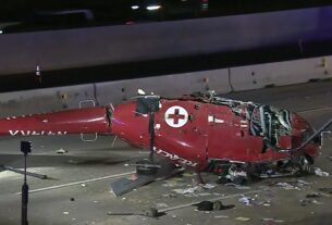 Новини світу - В США на автомагістраль упав гелікоптер: троє потерпілих