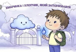 ⛅️ Хмаринка і хлопчик, який запізнювався ✨ казка для дітей