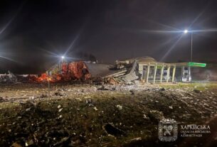 Новини України - Росія зруйнувала АЗС під Харковом, є постраждалі