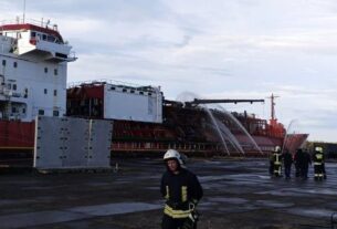 Новини України - В Ізмаїлі загасили пожежу на борту танкера з газом