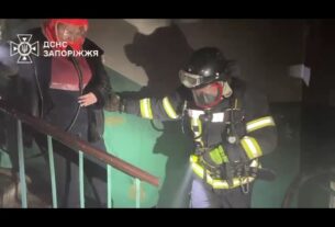 Запоріжжя: росіяни завдали удару БпЛА по девʼятиповерховому житловому будинку