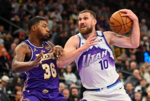 Новини спорту - НБА: Михайлюк і Юта не встояли перед Лейкерс