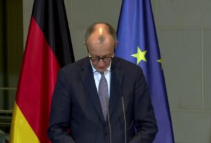 Спілкування Володимира Зеленського і Фрідріха Мерца з медіа