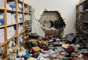 Новини світу - У Німеччині злочинці пробили дірку в стіні банку і викрали 30 млн євро