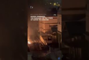Russia damaged the Embassy of the State of Qatar to Ukraine